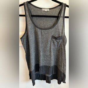 Gray Sleeveless Top